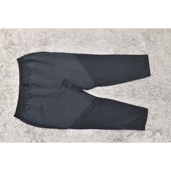 Adidas Men's Black Polyester Skinny Sweatpants 2XL Pull On Solid Gym Lounge - Picture 2 of 12